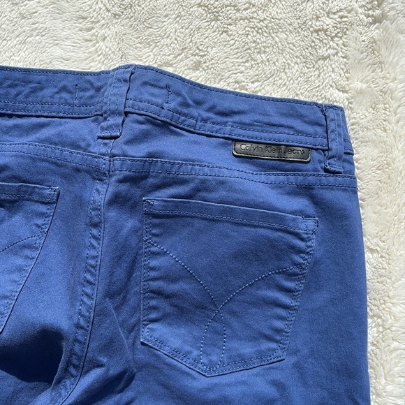 Calvin Klein Blue Skinny Chino Pants | Size 4 | Casual Classic - Picture 9 of 10